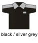 black / silver grey