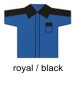 royal / black